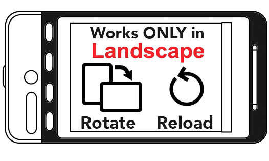 Rotate your device to landscape mode
